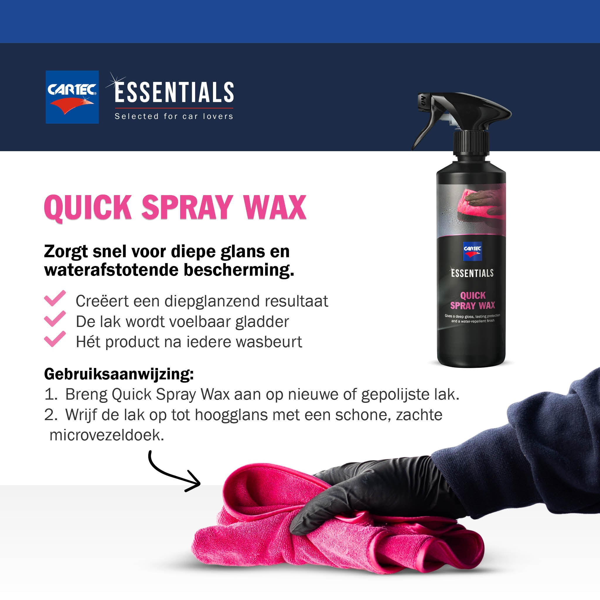 Quick Spray Wax 500ml | Auto wax spray